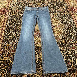 Women's Blue and Navy Jeans